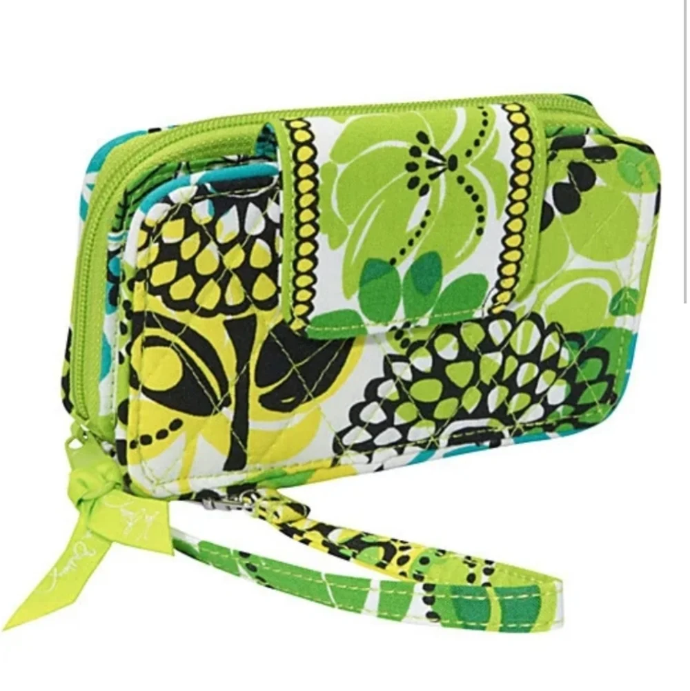Vera Bradley Lime is up Up Wristlet